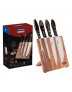 Jogo para Churrasco Tramontina com Lâminas em Aço Inox e Cabos em Madeira Polywood Castanho 5 Peças 21198981