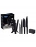 Jogo de Facas Tramontina Nygma com Lâmina em Aço Inox e Cabos de Polipropileno Preto com Suporte e Caixa de Som 06 Peças 23699082