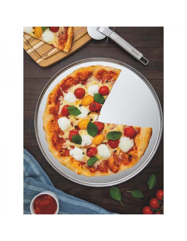 Forma para Pizza Tramontina Service em Aço Inox 30 cm 61731300