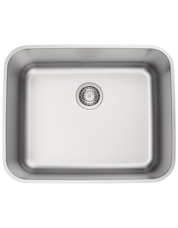 Cuba de Embutir Tramontina Dora 50BL R6 Aço Inox Acetinado com Válvula 50x40cm 94018112