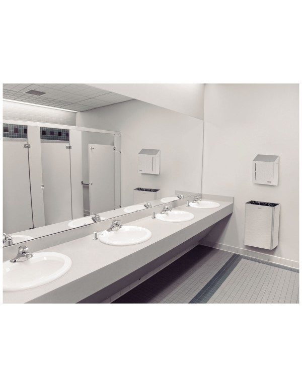 Dispenser para Papel Toalha Tramontina em Aço Inox com Acabamento Acetinado 94532031 Dispenser para Papel Toalha Tramontina em Aço Inox com Acabamento Acetinado 94532031