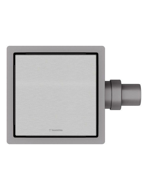 Ralo Neo Square Tramontina em Aço Inox 15x15cm 94... Ralo Neo Square Tramontina em Aço Inox 15x15cm 94...