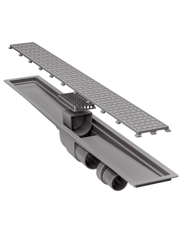 Ralo Neo Hidden Tramontina em PVC 7,5 x 70 cm 94535305