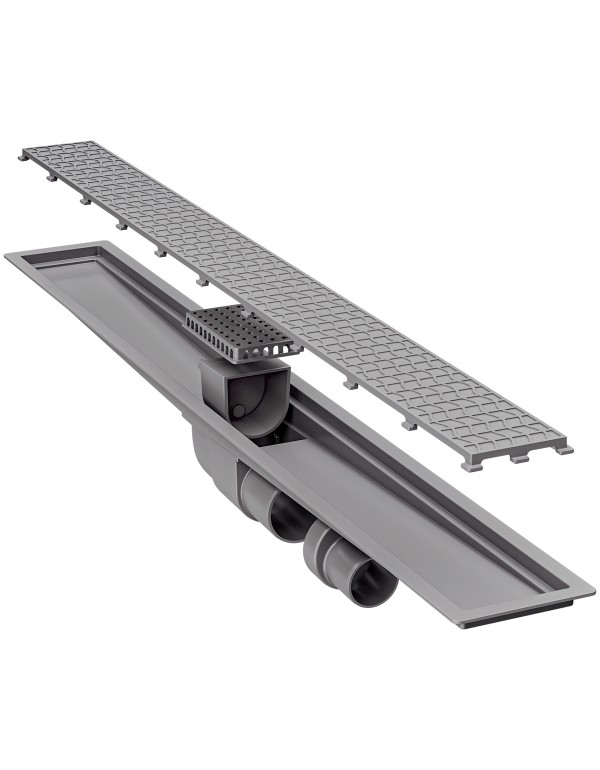 Ralo Neo Hidden Tramontina em PVC 7,5 x 80 cm 94535306