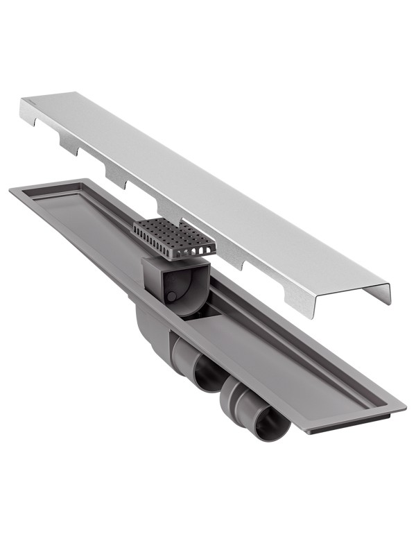 Ralo Neo Slim Tramontina em Aço Inox 70x7,5cm 94535308 Ralo Neo Slim Tramontina em Aço Inox 70x7,5cm 94535308