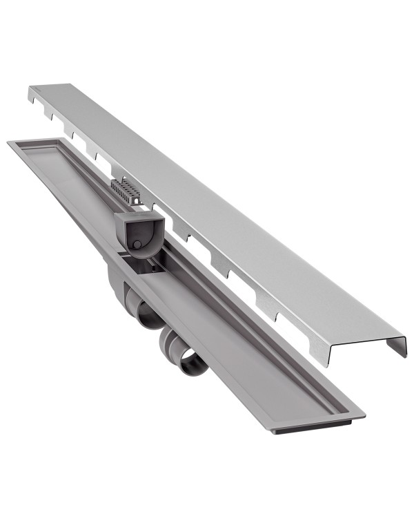 Ralo Neo Slim Tramontina em Aço Inox 120x7,5cm 94535310 Ralo Neo Slim Tramontina em Aço Inox 120x7,5cm 94535310
