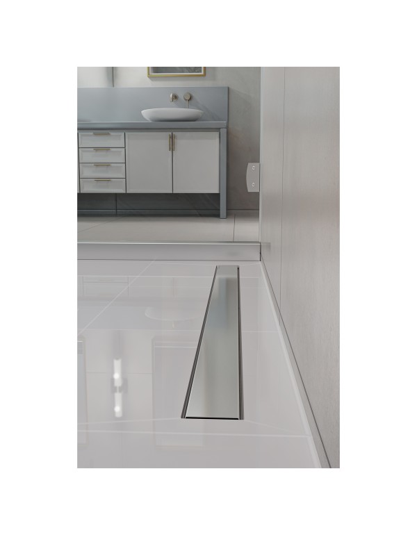 Ralo Neo Slim Tramontina em Aço Inox 120x7,5cm 94535310 Ralo Neo Slim Tramontina em Aço Inox 120x7,5cm 94535310