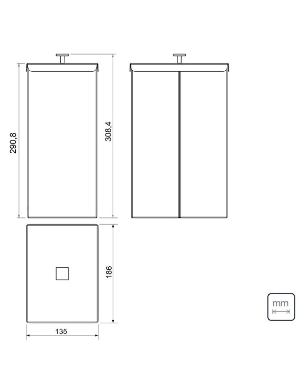 Lixeira Tramontina Luz Slim em Aço Inox com Acabamento Scotch Brite e Revestimento Gold Matte 5,5L 94540094