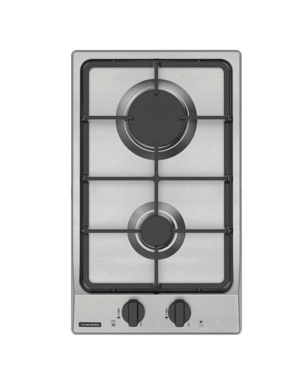 Cooktop a Gás Tramontina Dominó FF 2GX 30 Inox c...