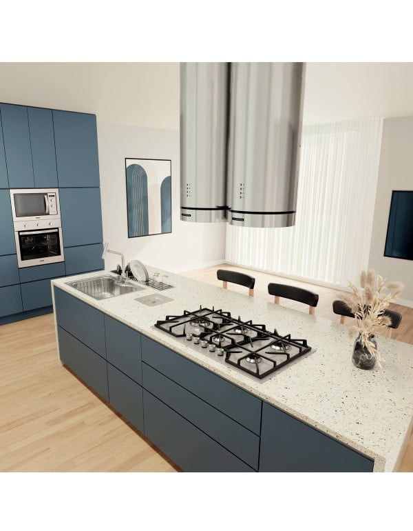 Coifa de Ilha Tramontina Tube Isla 35cm Split Motor Externo em Aço Inox 220V