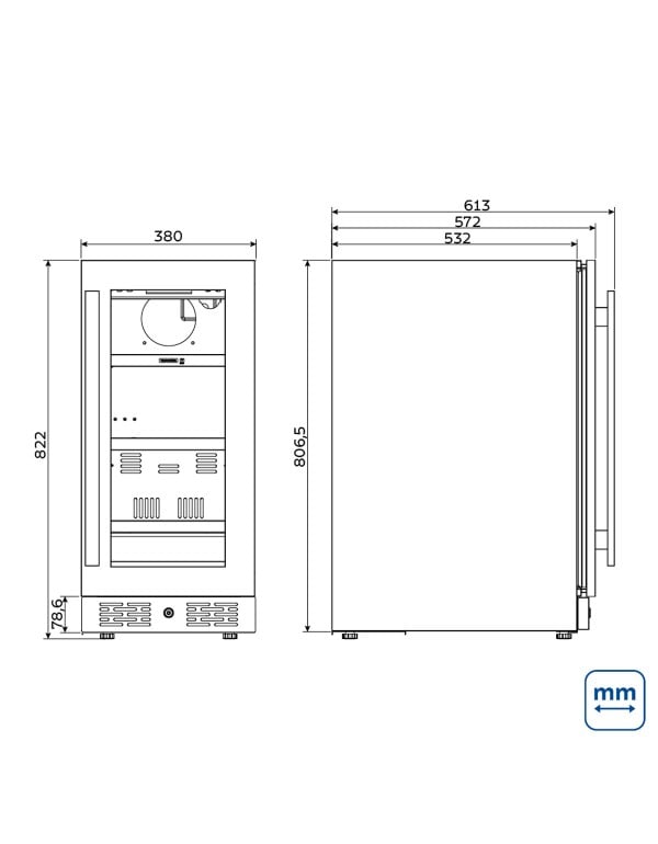 Beer Center Tramontina Senses TSmart 85L 220V 94896201