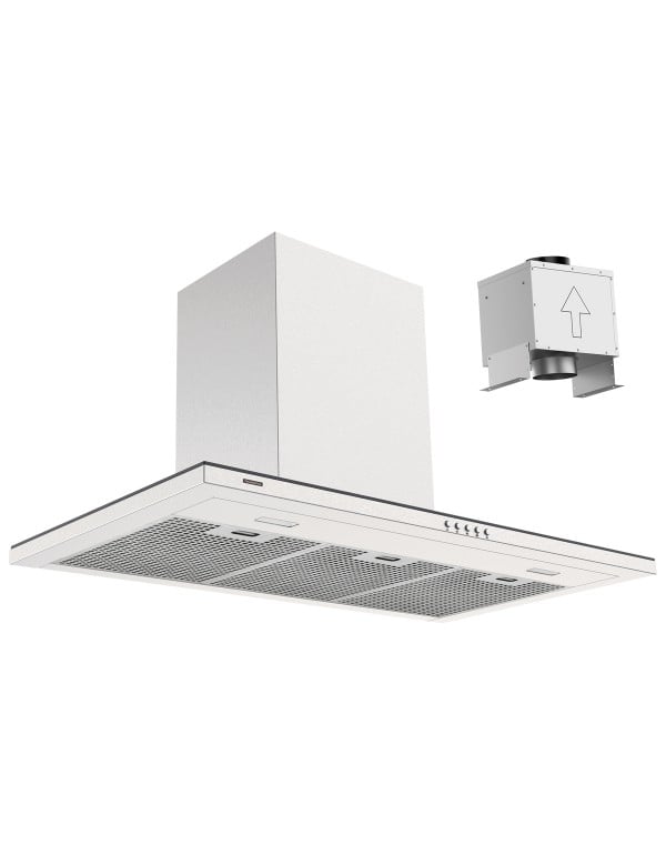 Coifa de Parede Tramontina Slim Wall 90cm Split Motor Externo em Aço Inox Acetinado 220V 95800030