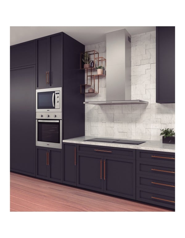 Coifa de Parede Tramontina Slim Wall 90cm Split Motor Externo em Aço Inox Acetinado 220V 95800030