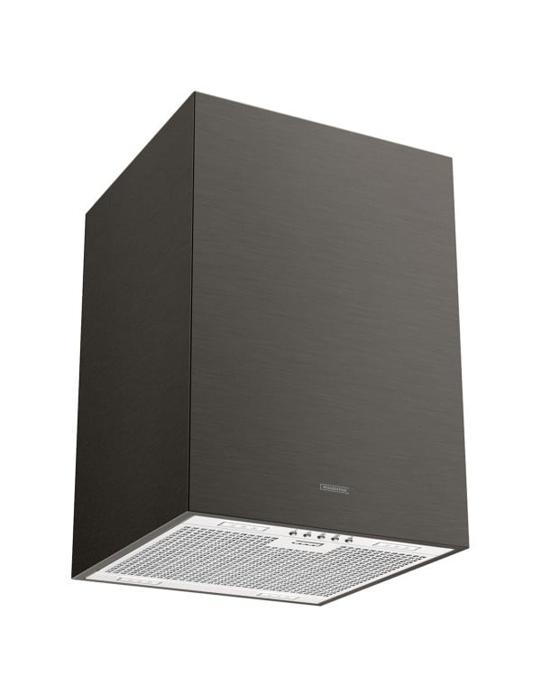 Coifa Ilha Tramontina Square Isla 40 Silent em Aço Inox Black Steel Anti Digitais 40cm 220V 95800037